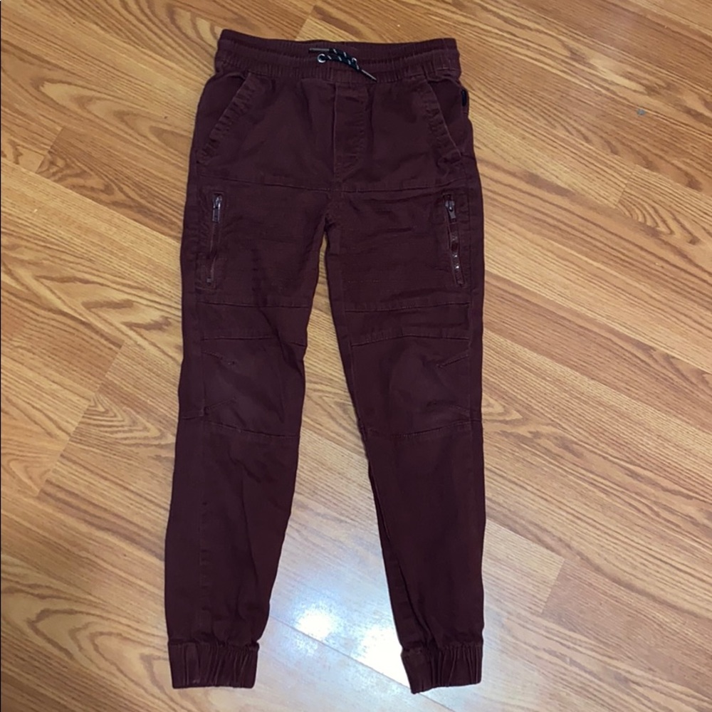 Maroon Joggers.
